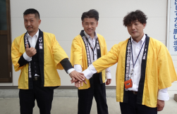 左から奥村副部会長、長田部会長、菊島筆頭副部会長