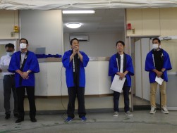 松尾青年部会長が挨拶