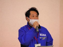 柴田会場長も会員への新年挨拶を述べた