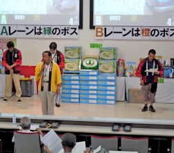 謝辞を述べる平川忠幸指導環境委員長