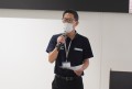 開催の説明を行う堀会場長