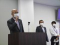 澤田金融委員長が登壇し会員への感謝の言葉