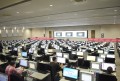 早朝より多くの会員が集まった