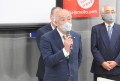 来賓挨拶を行うJU中部・奥村流通委員長