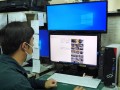 佃社長自らＪＵテントリへの登録作業などを実施する