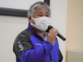 山木流通委員長は来場会員によるコロナ抗原検査協力に感謝の言葉