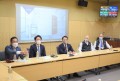 JU岐阜羽島オートオークションにて３社合同記者会見が行われた
