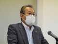 打越流通委員長は会員による絶大な協力に感謝の気持ちを伝えた