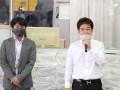 ＪＵ広島の室田青年部会長が挨拶