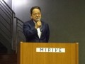 祝辞を贈る荒井商事・荒井会長