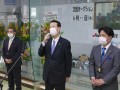 ＪＵ九州の徳永会長が挨拶を述べた