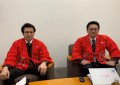 田中会場長（左）と永野副会場長（右）