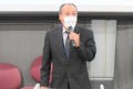 挨拶を行う小野田理事長