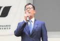 あいさつを述べる加藤会長・理事長