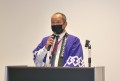 西津会場長があいさつ