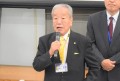 祝辞をのべるJU中部・松本会長