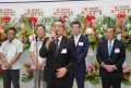 ＪＵコーポレーションの鈴木副会長があいさつ