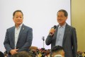 小松理事長（写真右）…