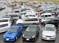 当日、場内は出品車で埋め尽くされた