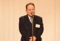 来賓を代表してあいさつを行う荒井商事・荒井会長