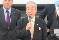 来賓を代表してあいさつを行うＪＵ中販連・松本副会長（ＪＵ福井）