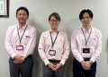 左から塩田室長、阿部会場長、目黒チーフ
