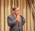 総会後に開かれた懇親会で土屋顧問が乾杯の発声