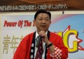 あいさつに立つ小高部会長