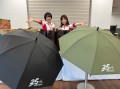 来場賞にオリジナルロゴ入りビッグジャンプ傘を進呈