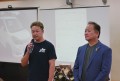 森本青年部会長（写真左）と野口流通委員長（同右）