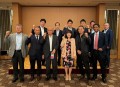 懇親会終了直前に片山さつき代議士が来場
