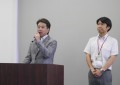 室田流通委員長があいさつを述べた