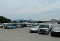 さくらんぼじゃんぼAAに多数の出品車が並ぶ