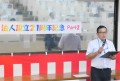 大峰統括部長が感謝の言葉を述べた