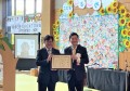 感謝状贈呈式が行われた