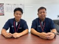 石井室長（左）と滝川会場長（右）