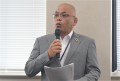 セリ前にあいさつを述べる浦田常務理事
