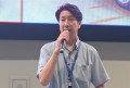 あいさつを述べる丸尾会場長代行　