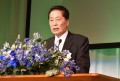 開会のあいさつを述べる安藤会長