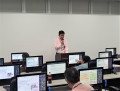 セリ開始前の宮崎佳紀会場長が会員への感謝の言葉を述べた