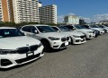「特設ＢＭＷコーナー」出品車が並ぶ
