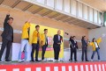 セレモニーには西原村の吉井村長らも出席した