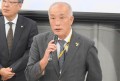 来賓を代表してあいさつを行うＪＵ中販連・奥村流通委員長