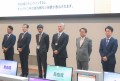 登壇するJU岐阜役員とJU岐阜羽島オートオークション役員