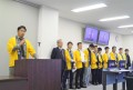 上西青年部会長が感謝の言葉を述べた