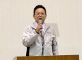 25周年の節目の開催に感謝の言葉を述べる斉藤社長
