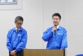 セリ開始前のセレモニーでは森口執行役員があいさつを述べた