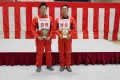 準優勝：奈良整振＝鎌口信広選手（左）・中谷謙一選手（右）
