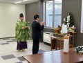 竣工式の神事を行った