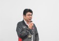 宮崎会場長が新年のあいさつを述べた